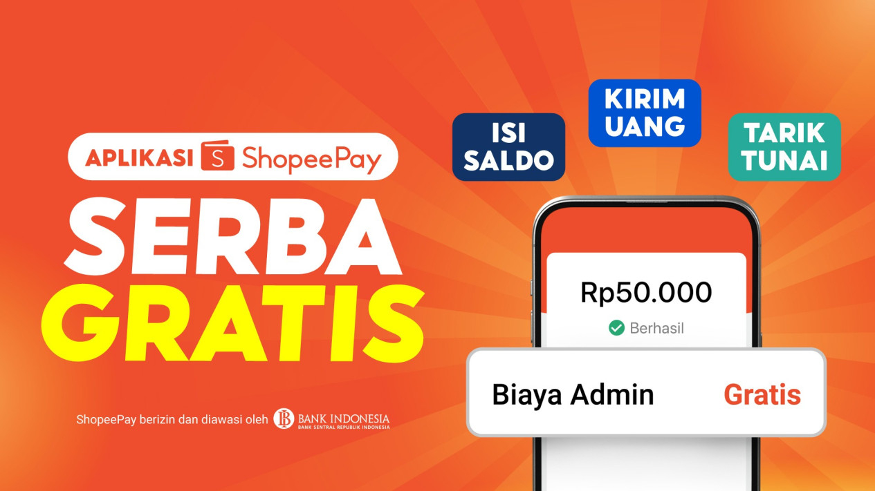Aplikasi ShopeePay Serba Gratis