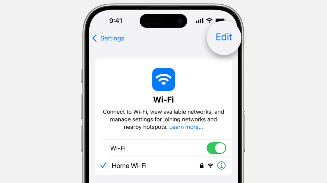WiFi on iPhone