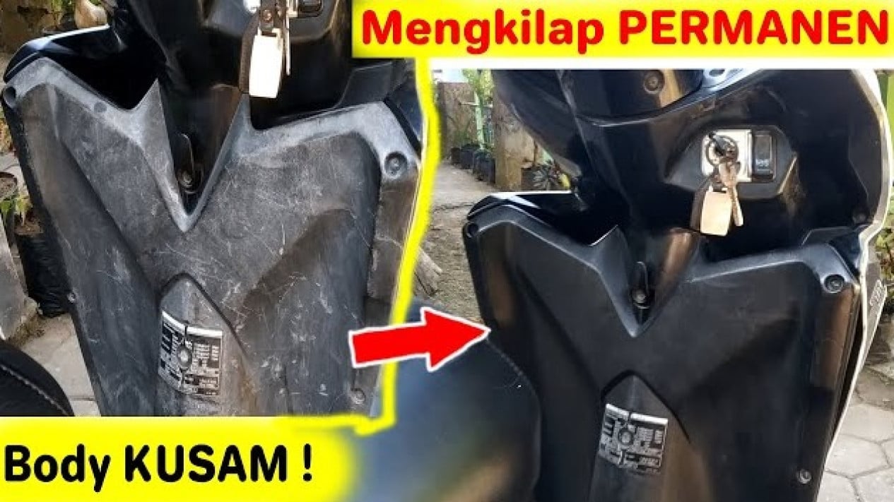 Cara Mengatasi Body Motor Pudar Agar Mengkilap