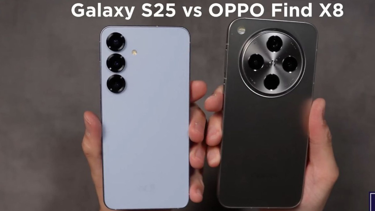 Samsung Galaxy S25 dan Oppo Find X8