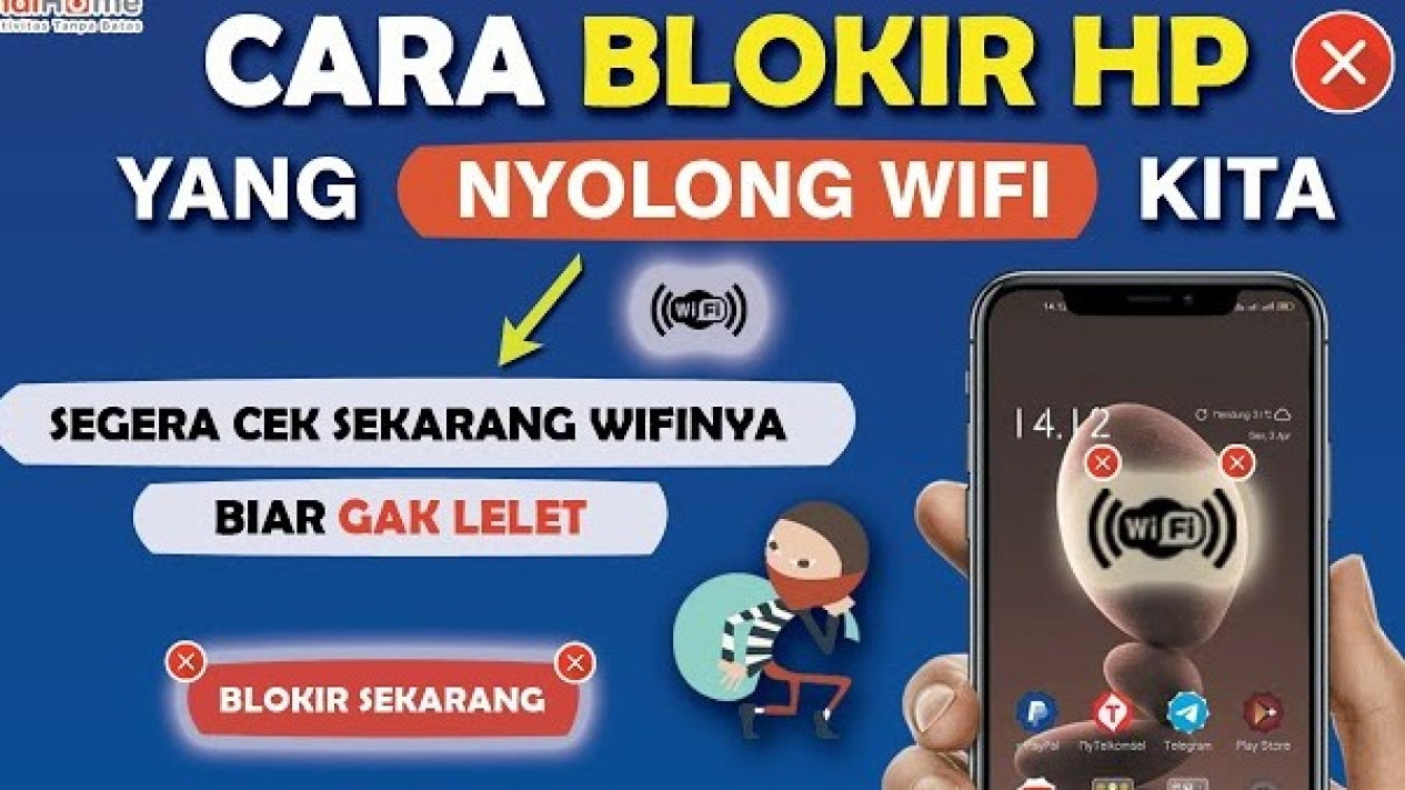 Cara Blokir Hape yang Nyolong WiFi