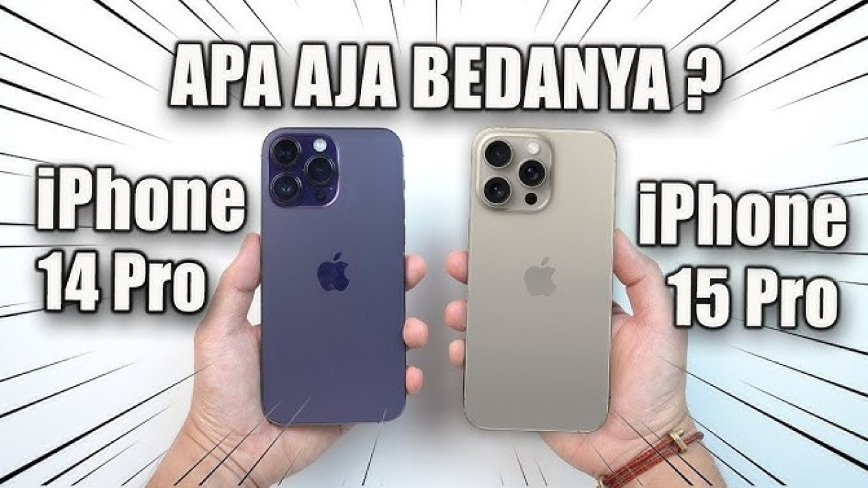 iPhone 14 Pro Max dan iPhone 15 Pro Max