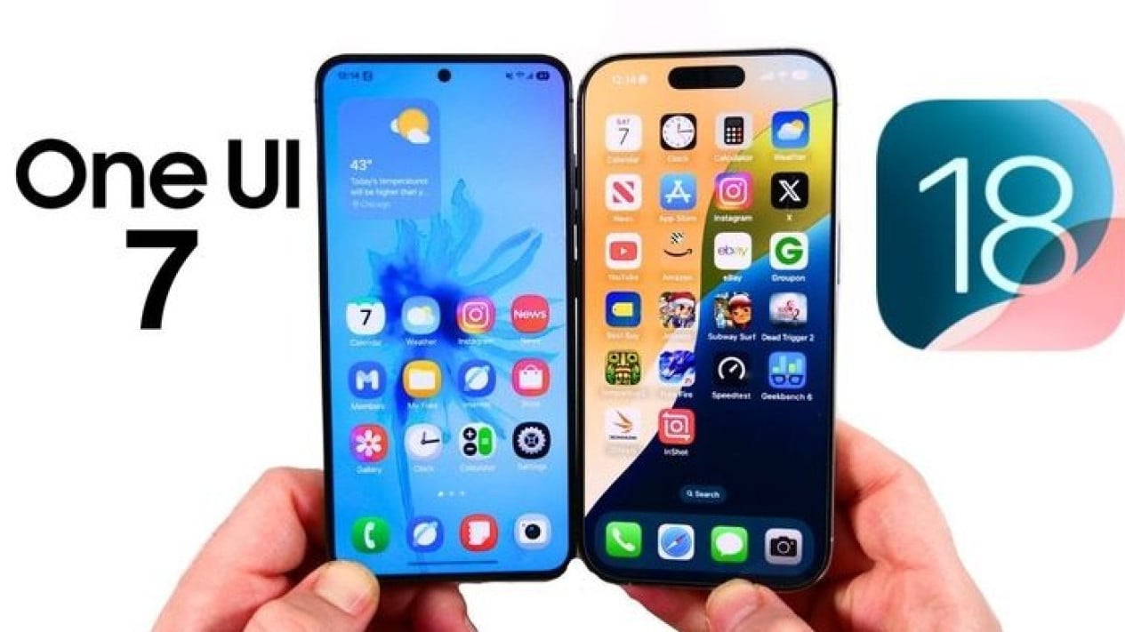 One UI 7 vs iOS 18