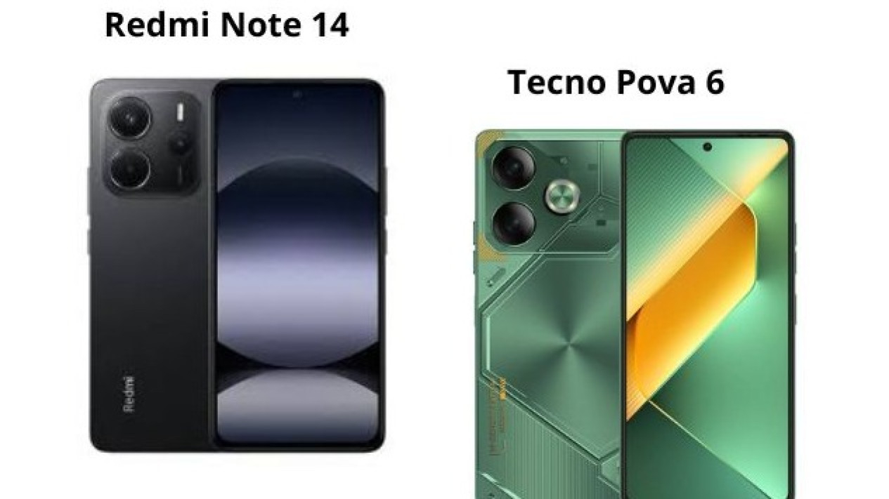 Redmi Note 14 dan Tecno Pova 6: