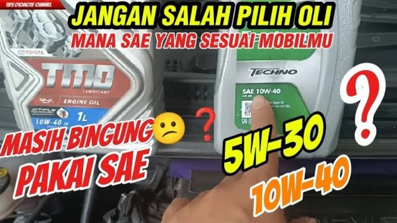 Memilih oli untuk mobil