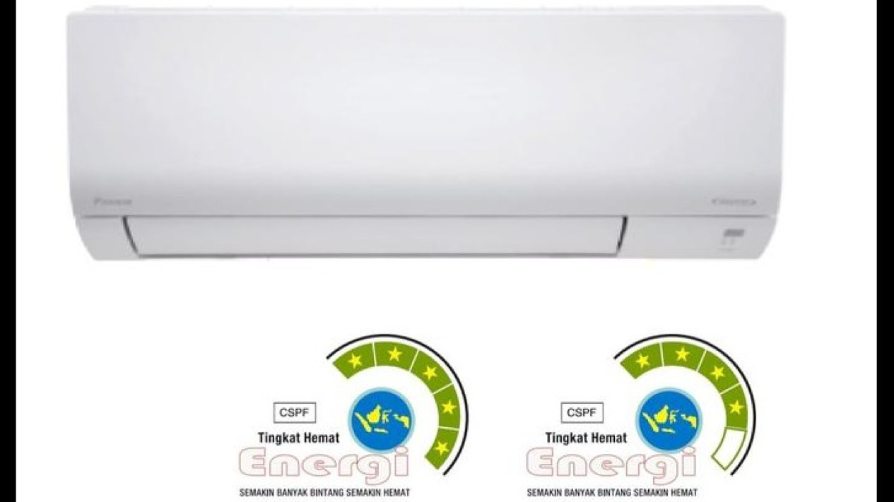 AC Daikin dengan Rating Bintang (Ilustrasi)
