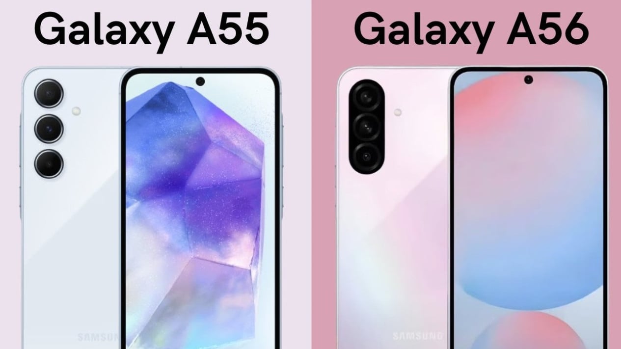 Samsung Galaxy A55 vs A56