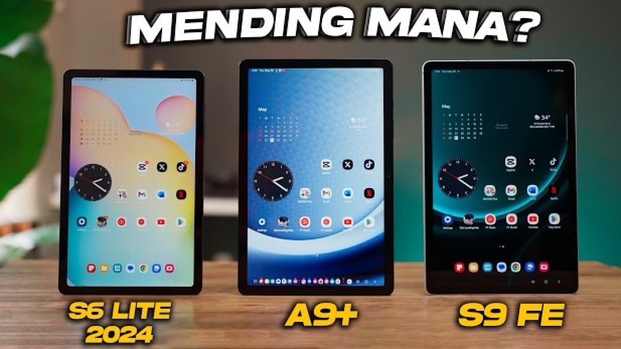 Galaxy Tab A9 Plus vs S6 Lite 2024 vs S9 FE