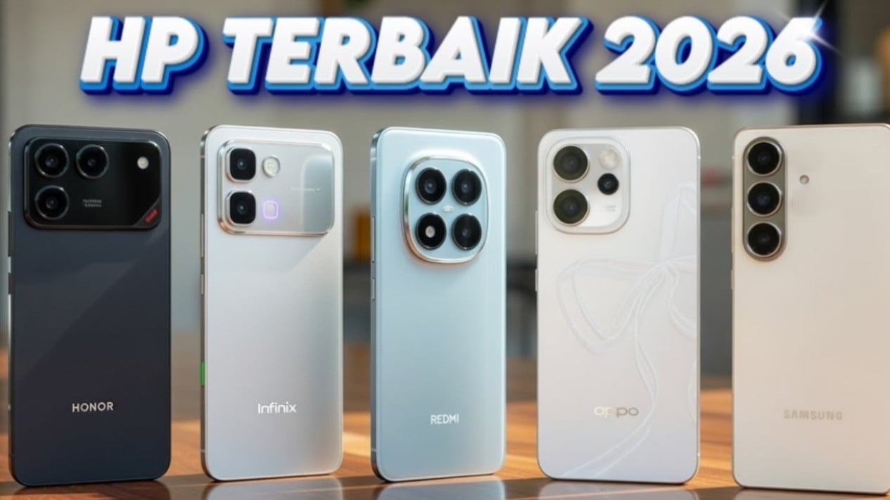 Rekomendasi HP Terbaik 2026! Spesifikasi Gila, Sampai Baterai Jumbo!