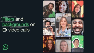 Filters dan Background di Video Call WhatsApp Filters dan Background di Video Call WhatsApp