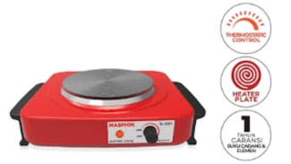 Maspion Electric Stove 1 Tungku S-301 Maspion Electric Stove 1 Tungku S-301