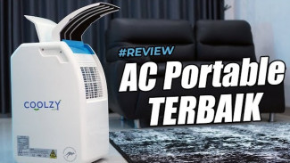 AC Portable Coolzy Pro Hemat Listrik 340 Watt, Bisa Dipake Outdoor Tanpa Selang!