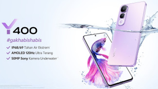 Vivo Y400 4G: Smartphone Stylish Cantik Anti Air, Proteksi Maksimal
