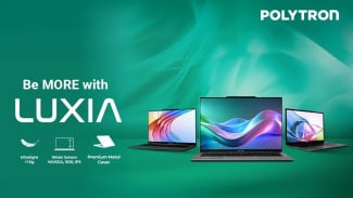 Laptop Perdana Polytron Luxia, Gebrakan Brand Lokal di Indonesia