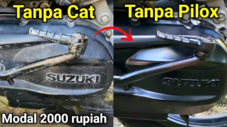 Cara Murah Mengembalikan Kilau Bodi Motor Kusam dengan Modal Hanya Dua Ribu