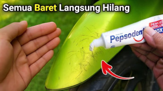 Cara Mudah Menghilangkan Baret Halus di Motor dengan Pasta Gigi yang Efektif dan Hemat