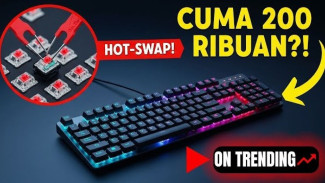 Gamen Titan Elite, Keyboard Mechanical 200 Ribuan Bikin PC jadi Level Sultan!