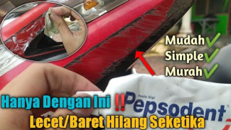 Cara Menghilangkan Lecet pada Body Motor dengan Bahan Sederhana, Murah dan Efektif