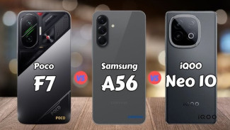 Battle HP 5-6 Jutaan Terlengkap, Poco F7 vs IQ Neo 10 vs Galaxy A56!