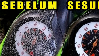 Cara Mudah Perbaiki Speedometer Retak Tanpa ke Bengkel