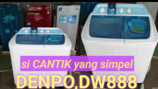 Anak Kost Wajib Tahu! Mesin Cuci Portable Denpo DW5 4,5 KG Beneran Praktis