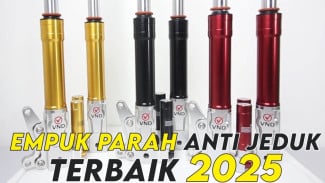 Motor Goyang Terus Saat Jalan Berlubang? Lima Shockbreaker Depan Ini Solusinya