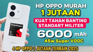 Empat HP Oppo Termurah 2025 Sertifikasi Militer Tahan Banting Harga Cuma Sejutaan