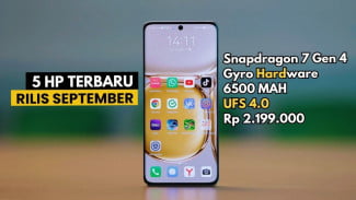 5 Rekomendasi Smartphone Terbaru September 2025, Dari Tekno Spark 40 Pro hingga Samsung Galaxy A17