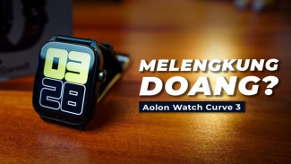 Smartwatch Murah Aolon Curve 3 Tampilan Mewah Fitur Kesehatan Lengkap Harga Terjangkau