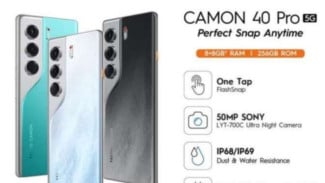 Tecno Camon 40 Pro 5G: HP 3 Jutaan Saingi Kamera Flagship 20 Juta!