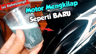 Racikan Rahasia Cuma Modal Sampo dan Minyak Goreng Bikin Motor Bekas Mengkilap Seperti Baru