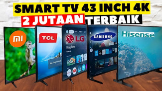 Smart TV 43 Inch Teknologi 4K Mulai 2 Jutaan, Ini Rekomendasi Terbaik 2025!