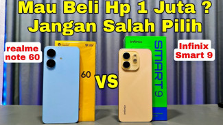 Pilihan HP 1 Jutaan: Realme Note 60 vs Infinix Smart 9, Pilih Mana?