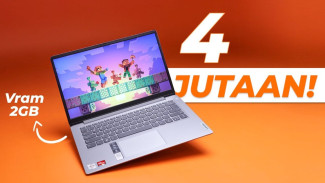 Laptop 4 Jutaan VRAM Bisa Diatur Sendiri, Lenovo IdeaPad 1 Solusinya!