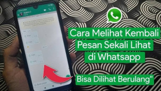 Cara Melihat Foto Sekali Lihat WhatsApp yang Sudah Dibuka, Mudah Dicoba!