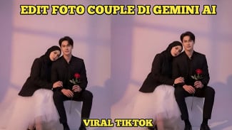 Cara Mudah Buat Foto Couple Tanpa Fotografer, Cukup Gemini AI dan HP Saja