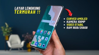 HP Layar Curve Murah 2025 2 Jutaan Spek Dewa, Desain Mewah Banget!
