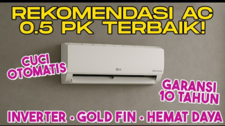 AC LG Dual Cool Inverter T05EV5 2025 Cuma 168 Watt, Hemat Listrik Banget!