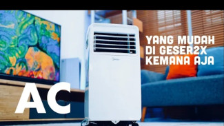 AC Portable Midea 2 Jutaan, Dingin Instan Tanpa Bongkar Tembok!