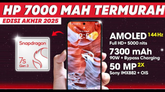 HP Baterai Besar Sejutaan Desember 2025 Tahan Seharian Nonstop