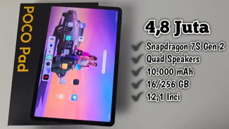 Tablet Poco Pad Meluncur, Punya Snapdragon 7s Gen 2 dan Baterai Jumbo!