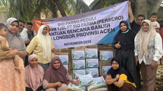 Akses Terputus, Bio Farma Tetap Salurkan Bantuan ke Aceh