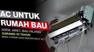 AC Midea: Garansi 10 Tahun Kompresor, Hemat Listrik Pakai Inverter!