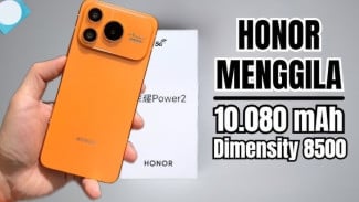 HP Honor Power 2 5G Baterai Jumbo 10.080 mAh, Bodi Kaca Tipis Cuma 8 mm!