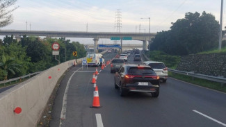 Cek CCTV Realtime Tol Cikampek Sekarang, Arus Mudik H-2 Makin Padat
