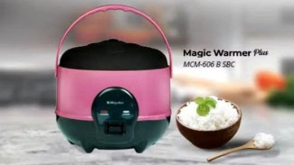 Rice Cooker Miyako MCM-606 2026, Nasi Pulen Anti Boros Listrik Cocok untuk Anak Kos