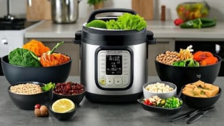Instant Pot 10-in-1 Cooker 2026, Eletronik Dapur Hybrid Pengganti Rice Cooker dan Kompor