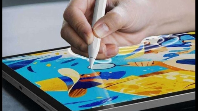 iPad dan Apple Pencil (Ilustrasi)