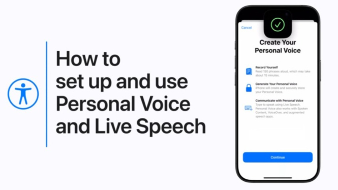 Fitur Suara Personal dan Live Speech di iPhone dan iPad