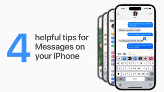 Tips Maksimalkan Pesan pada iPhone